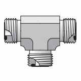 Seal-Lok O-Ring Face Seal - Union Tee with Metric Hex - Tee